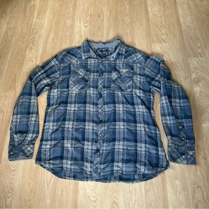 BKE Blue Casual Button Down Shirt